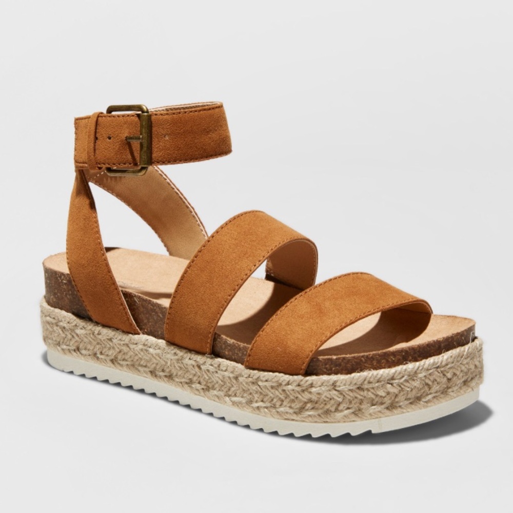 Target Espadrille Sandals in cognac